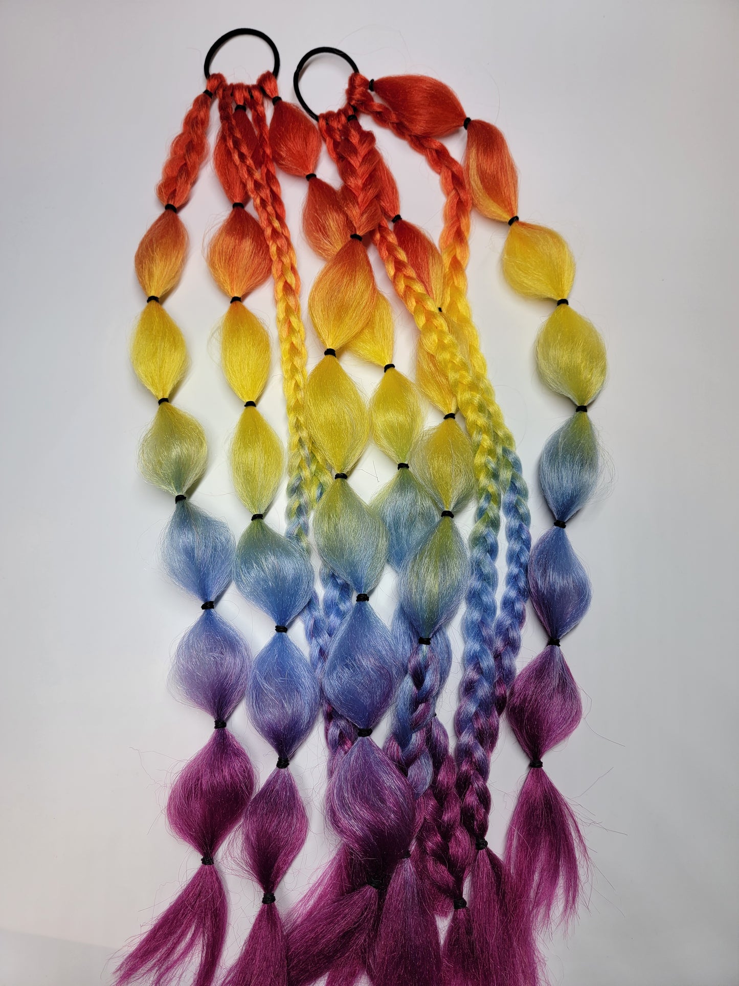 Pride Festival Braid Tie In's