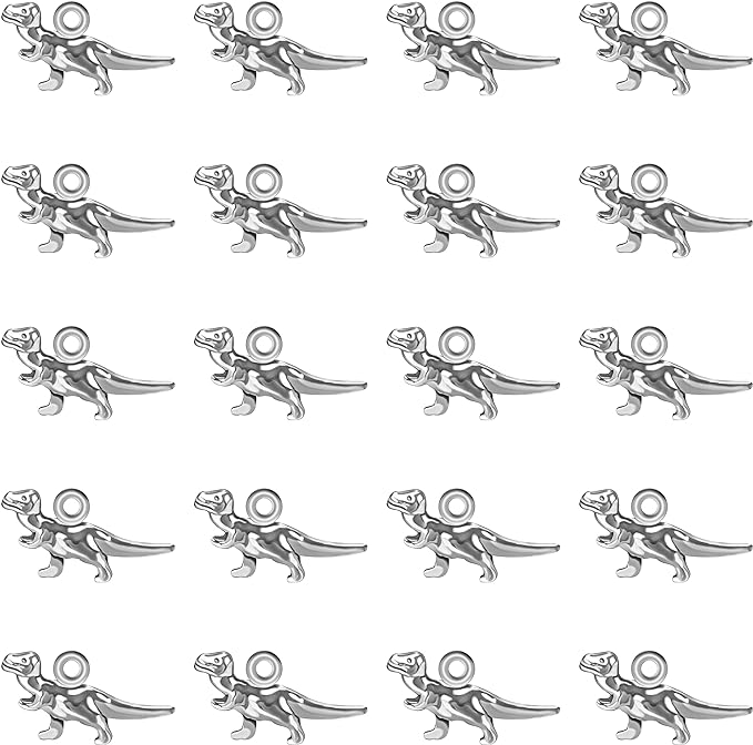 Dinosaur Hair Charms