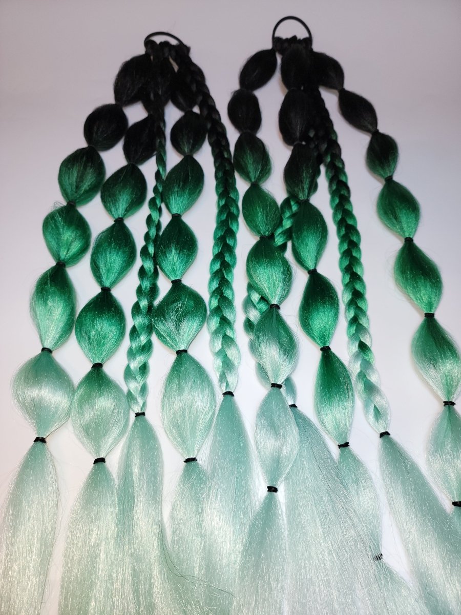 Moss Queen Festival Braid Tie In's