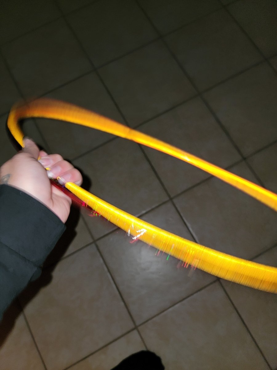 Aries Zodiac Specialty Reflective Taped Hoop- More reflective tape