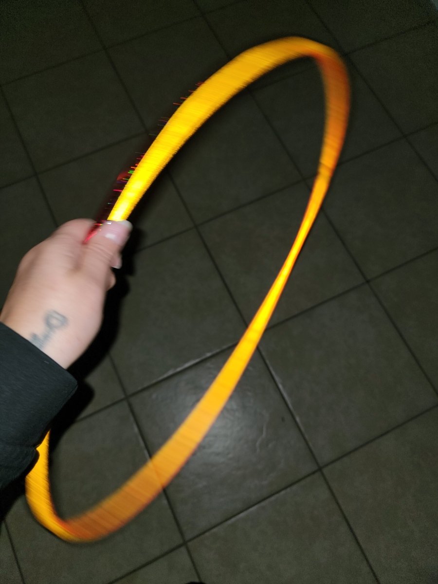 Aries Zodiac Specialty Reflective Taped Hoop- More reflective tape