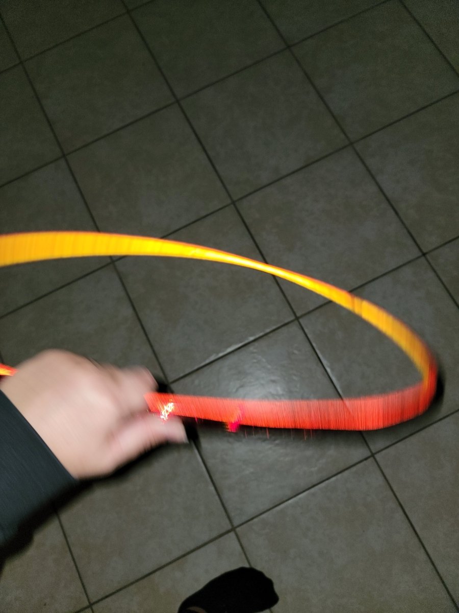 Aries Zodiac Specialty Reflective Taped Hoop- More reflective tape