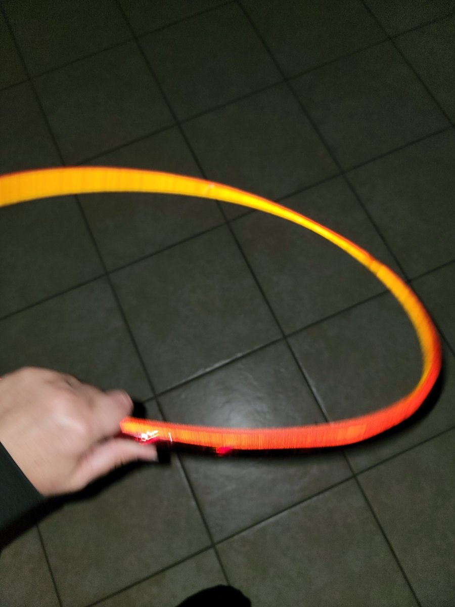 Aries Zodiac Specialty Reflective Taped Hoop- More reflective tape