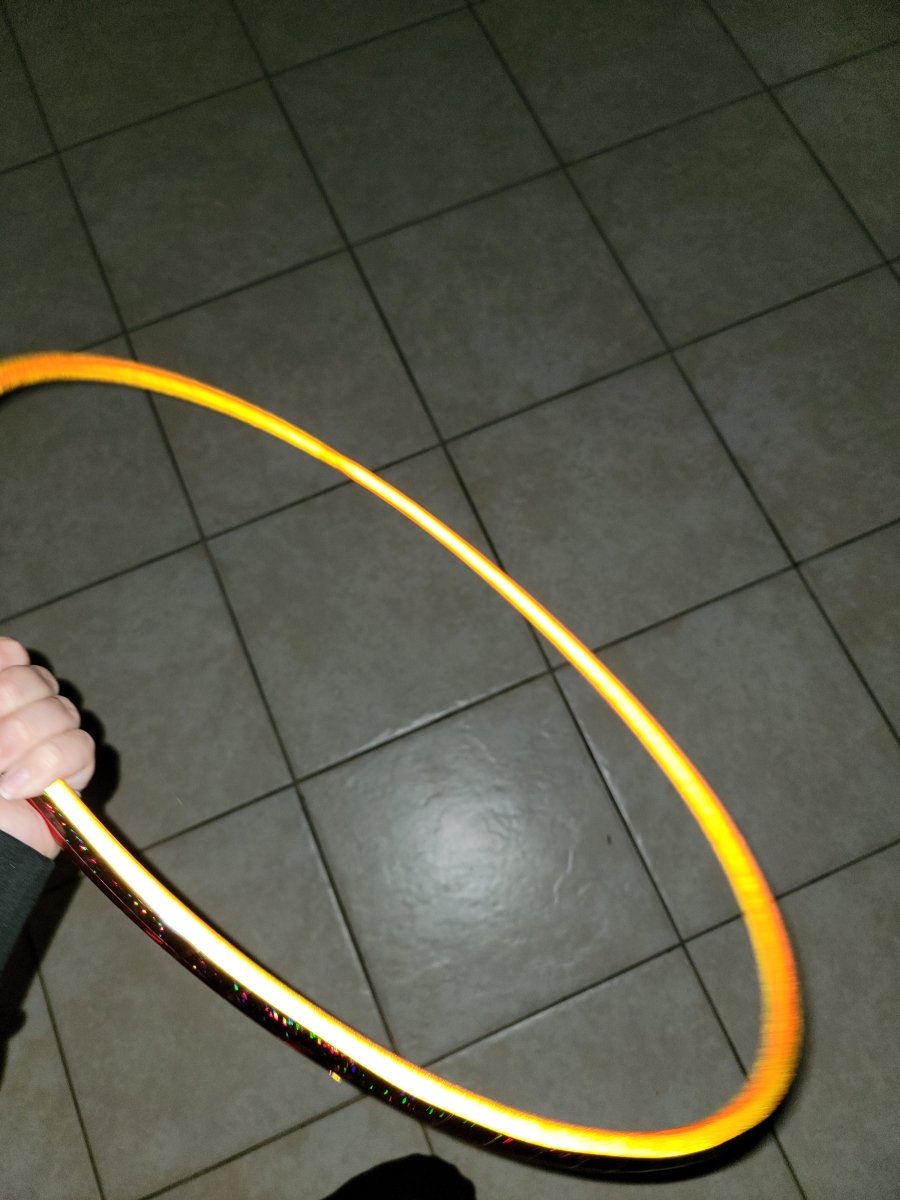 Aries Zodiac Specialty Reflective Taped Hoop- More reflective tape