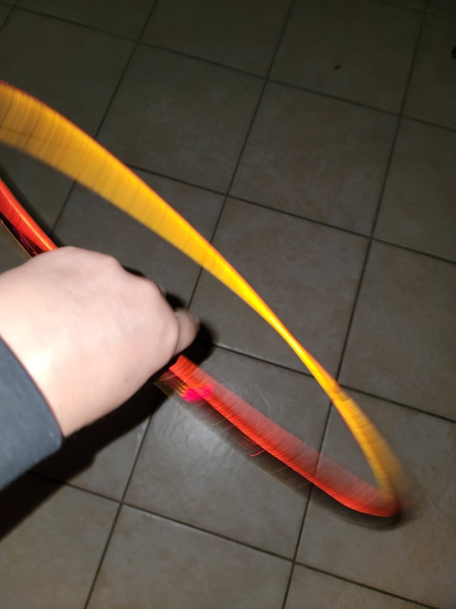 Aries Zodiac Specialty Reflective Taped Hoop- More reflective tape