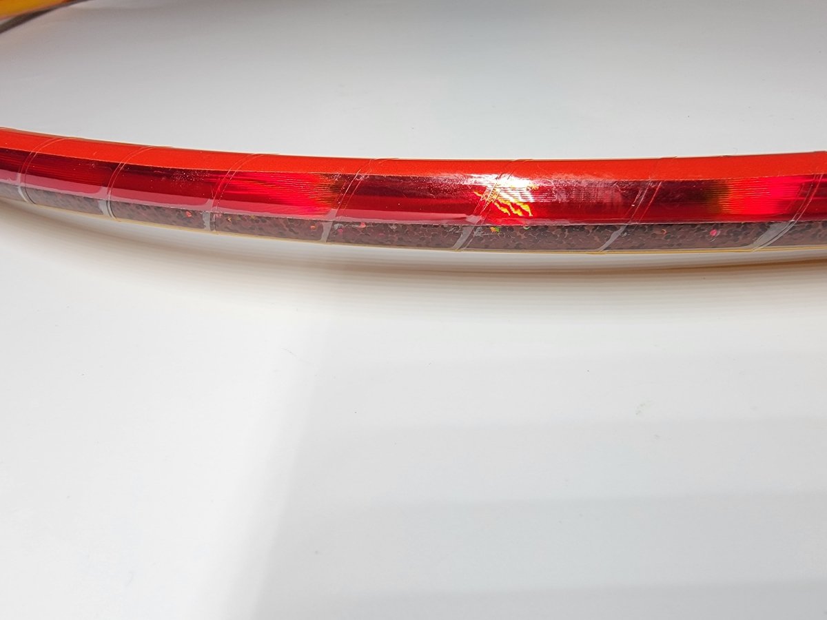Aries Zodiac Specialty Reflective Taped Hoop- More reflective tape