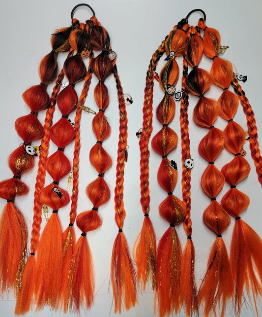 Halloween Festival Braid Tie In's