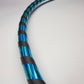 Peacock Swirl Beginner Taped Hoop