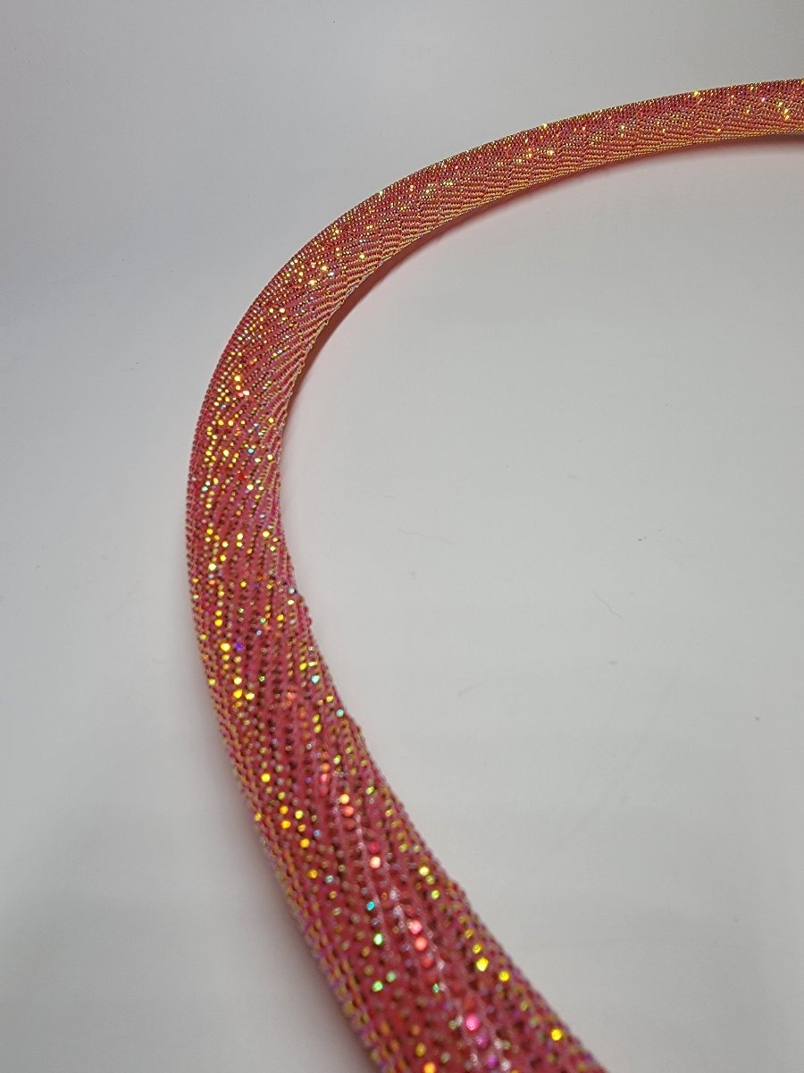 Tequila Sunrise Diamond Taped Hoop