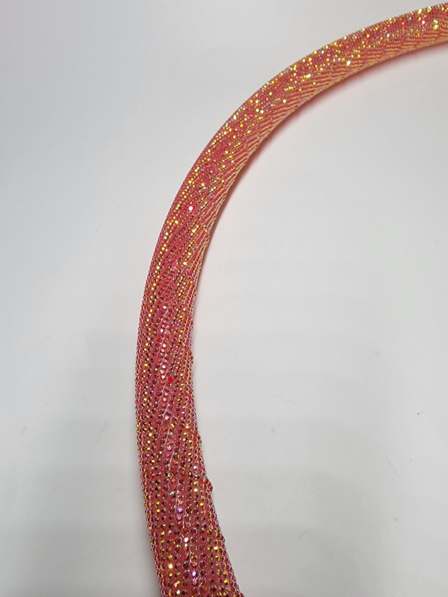 Tequila Sunrise Diamond Taped Hoop