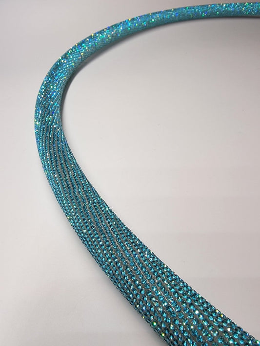 Snowflake Diamond Taped Hoop