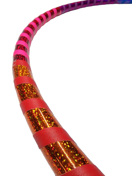 Rainbow Spectrum Beginner Taped Hoop