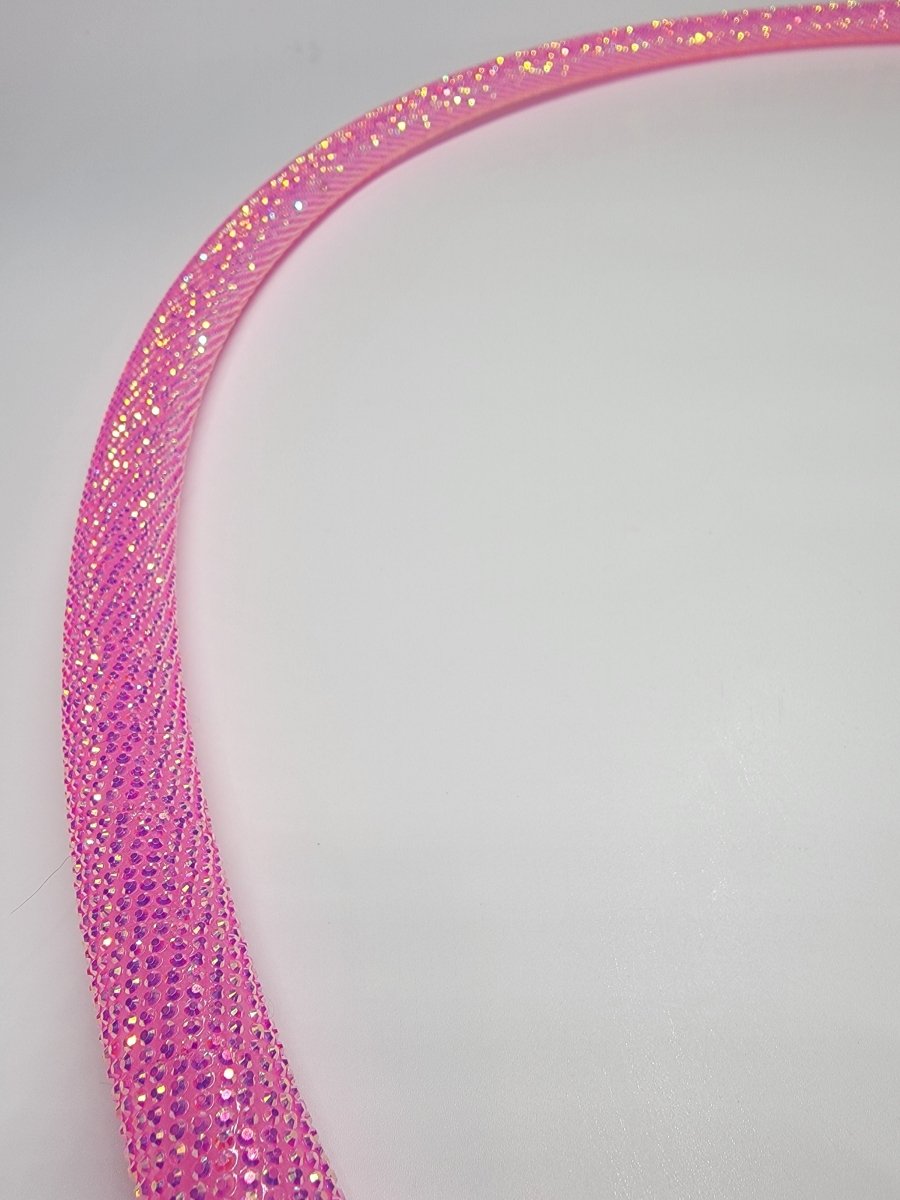 Bubblegum Diamond Taped Hoop