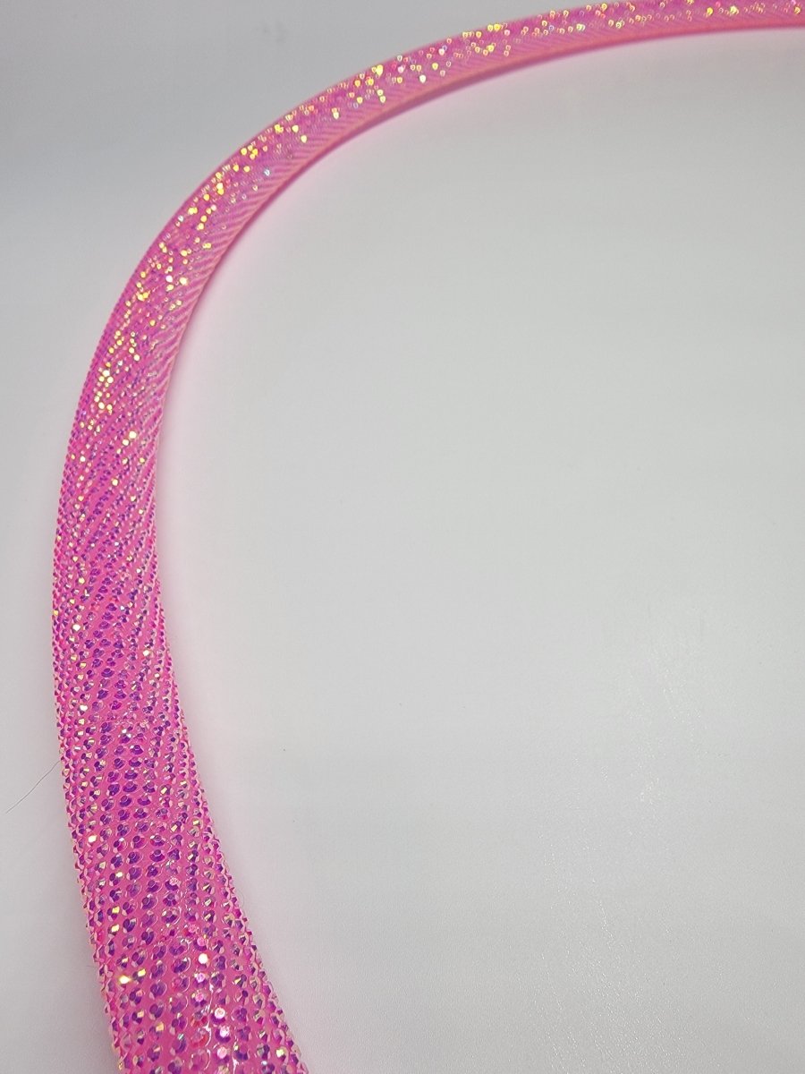 Bubblegum Diamond Taped Hoop