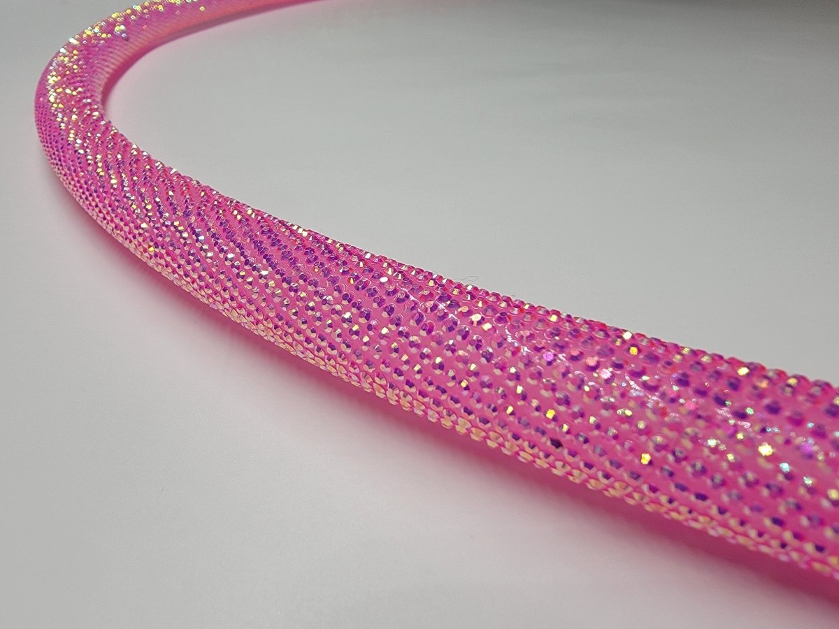 Bubblegum Diamond Taped Hoop