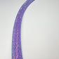 Amethyst Diamond Taped Hoop
