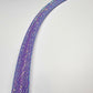 Amethyst Diamond Taped Hoop