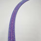 Amethyst Diamond Taped Hoop
