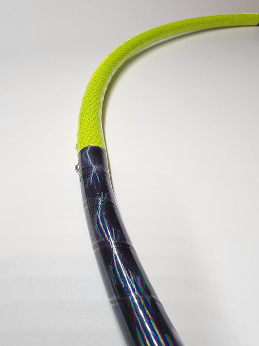 @Cosmic_hulahoes 4 Piece Sectional Reflective Taped Hoop