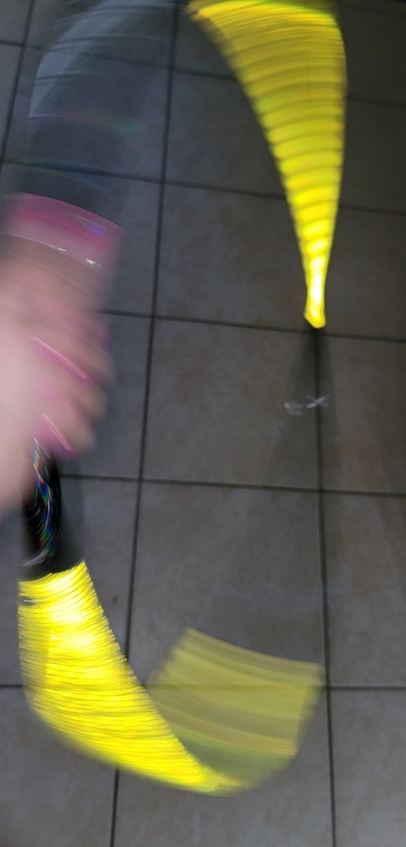 @Cosmic_hulahoes 4 Piece Sectional Reflective Taped Hoop