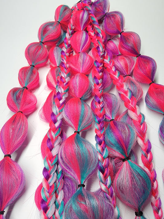 Hi Barbie Festival Braid Tie In's