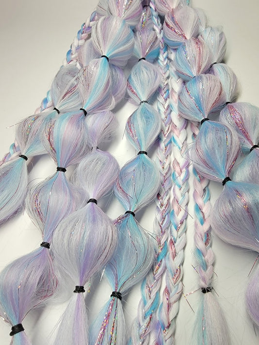 Snow Queen Festival Braid Tie In's