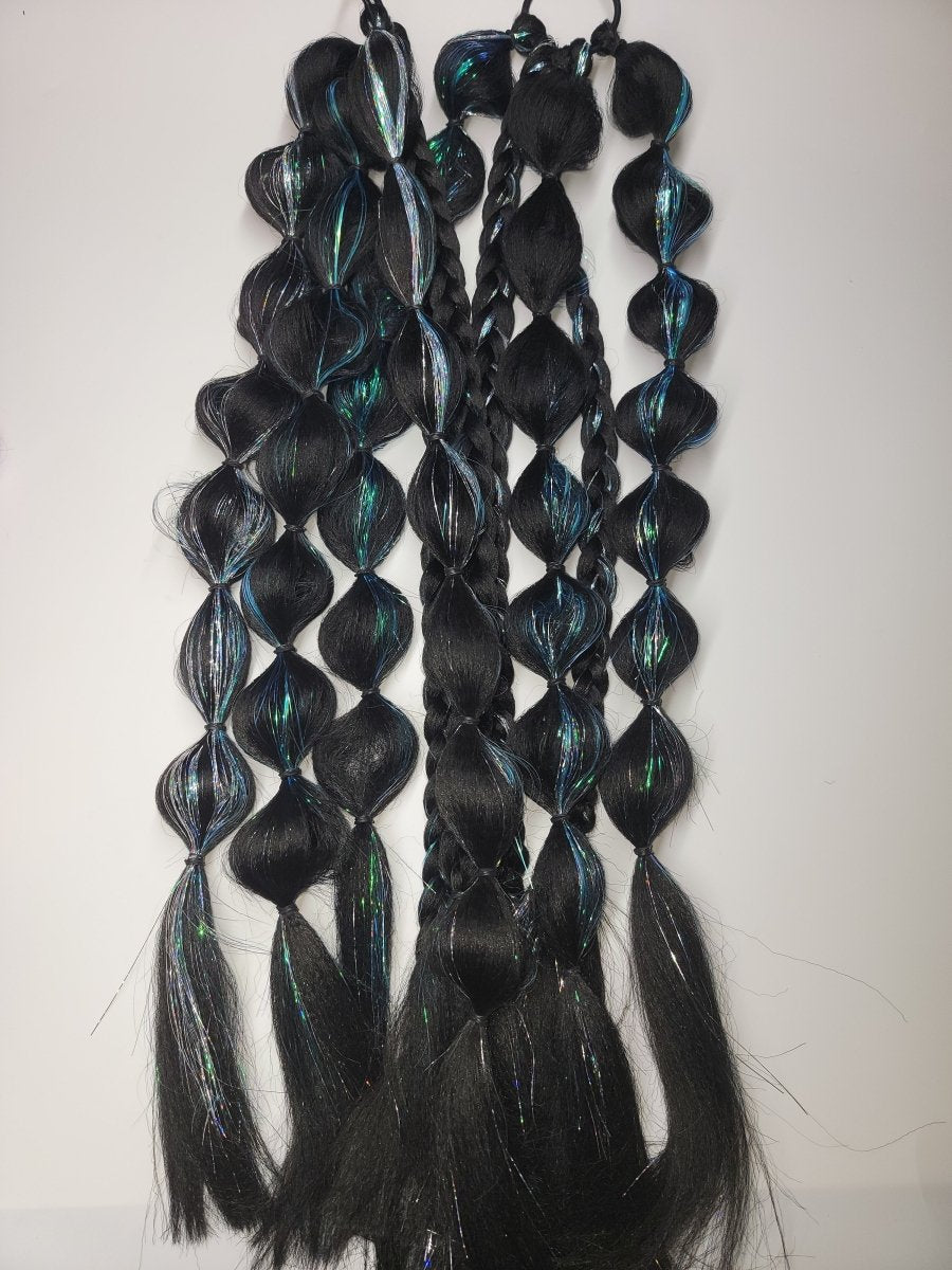 Alien Festival Braid Tie In's