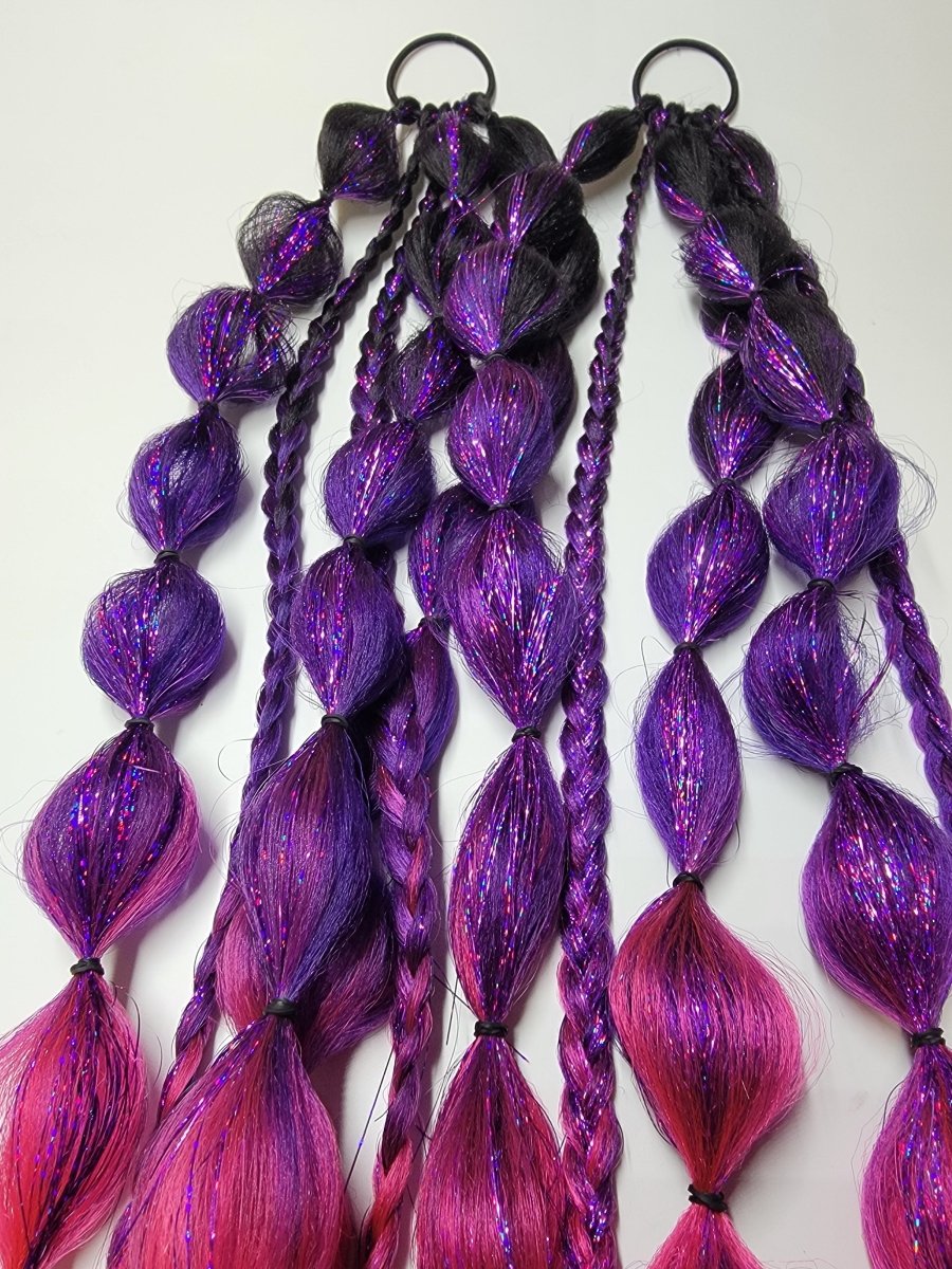 Vegas Sunset Festival Braid Tie In's