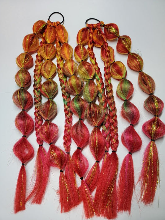 Paradise Fusion Festival Braid Tie In's