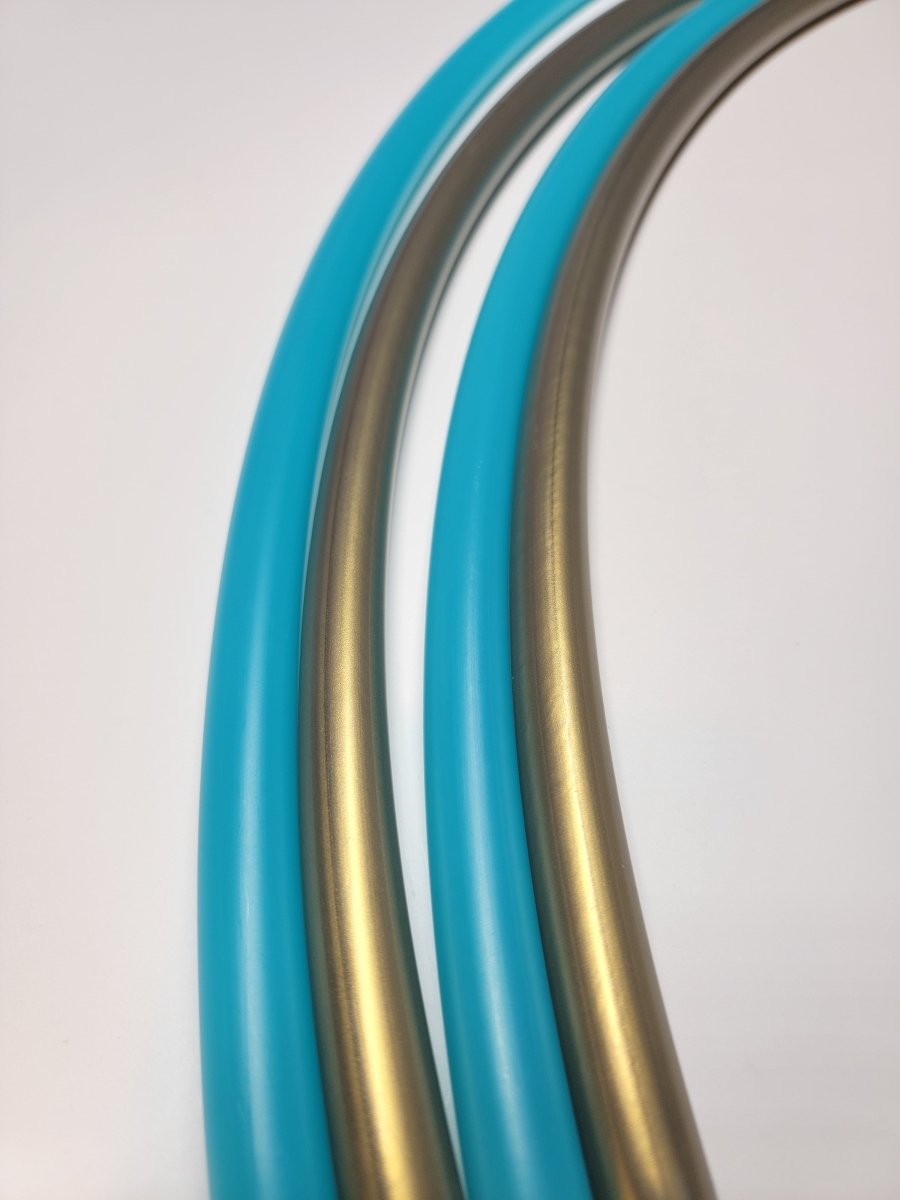 Iced Gold 4 Piece Bare Sectional Hoop