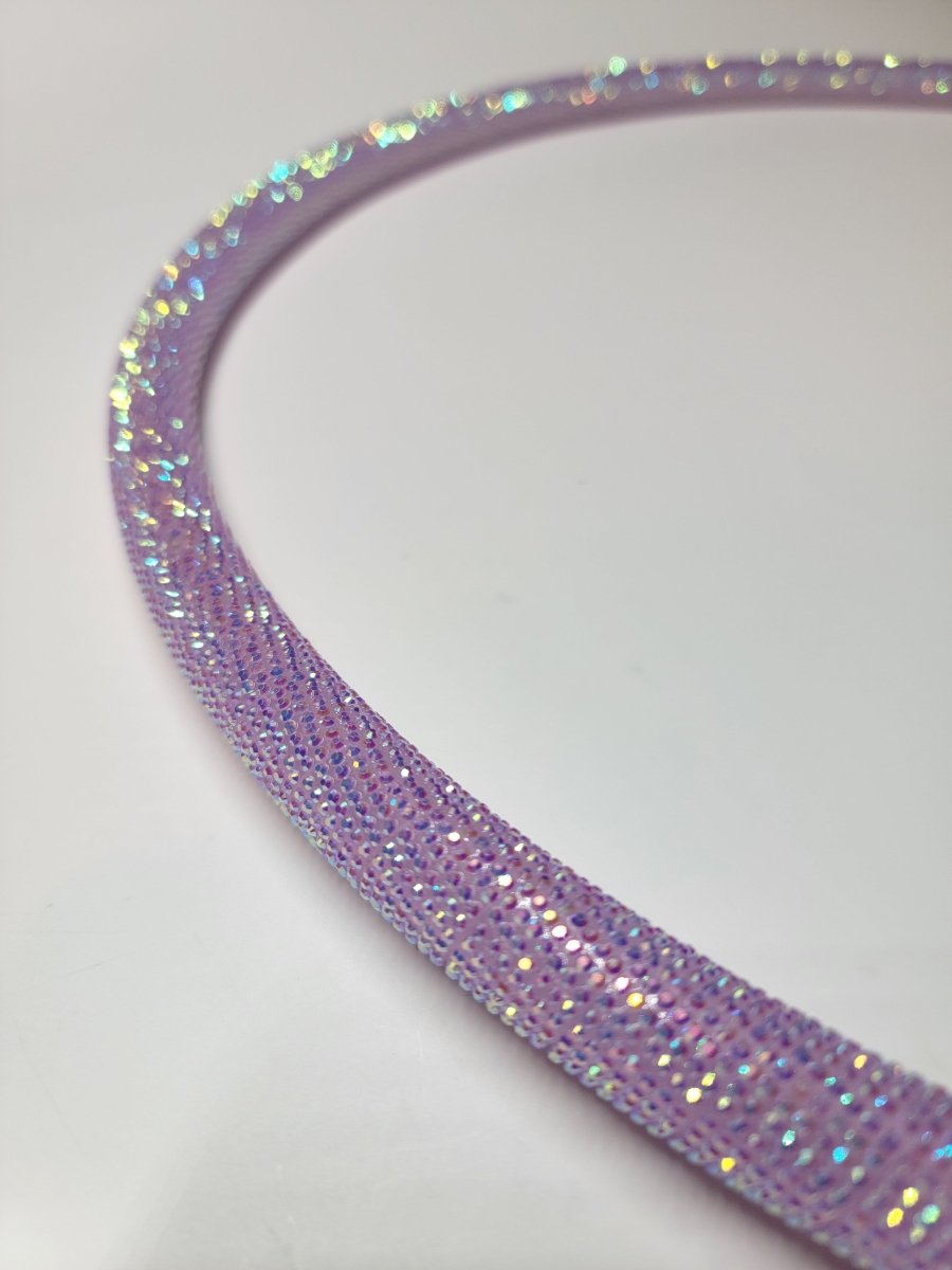 Lavender Lust Diamond Taped Hoop