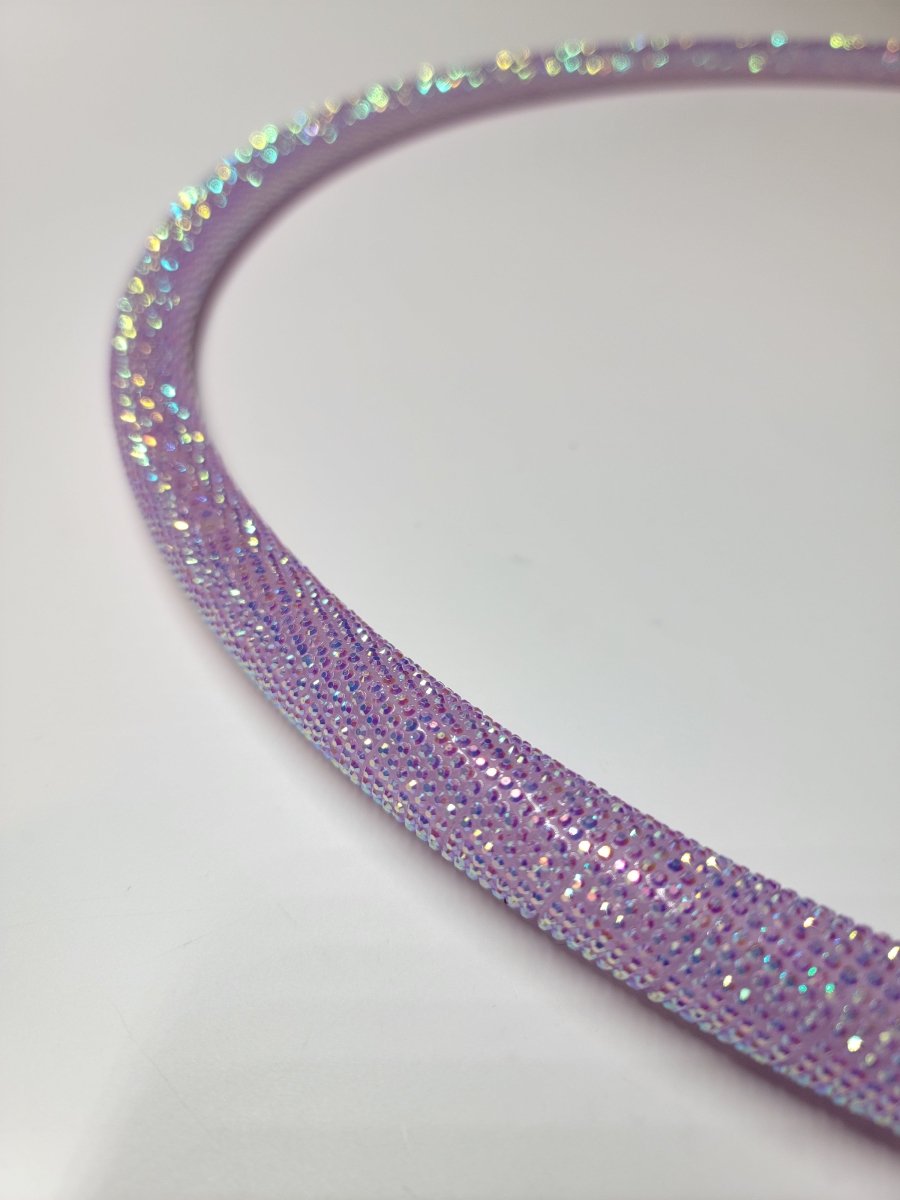 Lavender Lust Diamond Taped Hoop