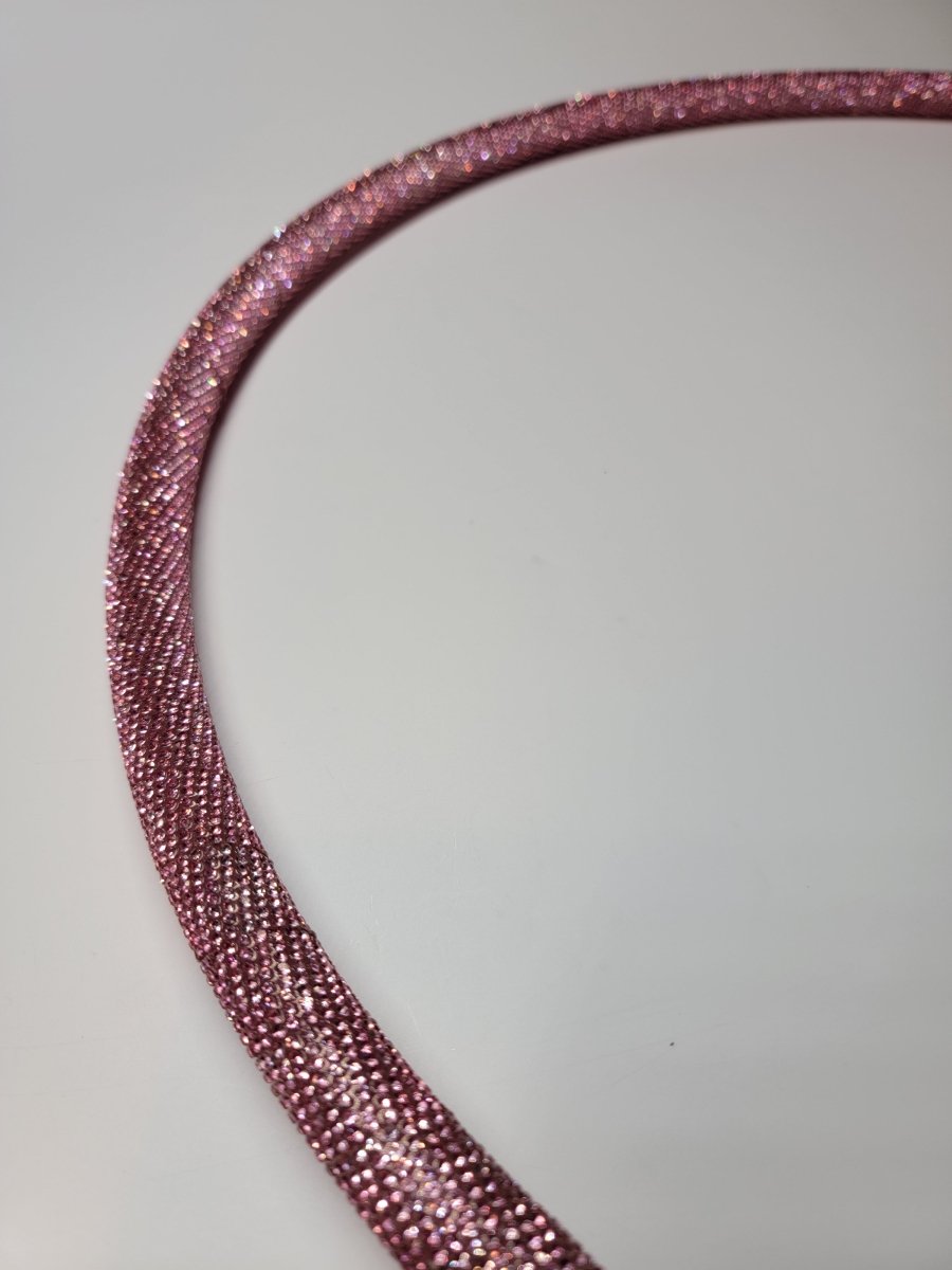 Pastel Barbie Diamond Taped Hoop