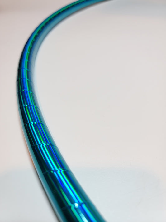 Berry Blue Rainbow Taped Hoop
