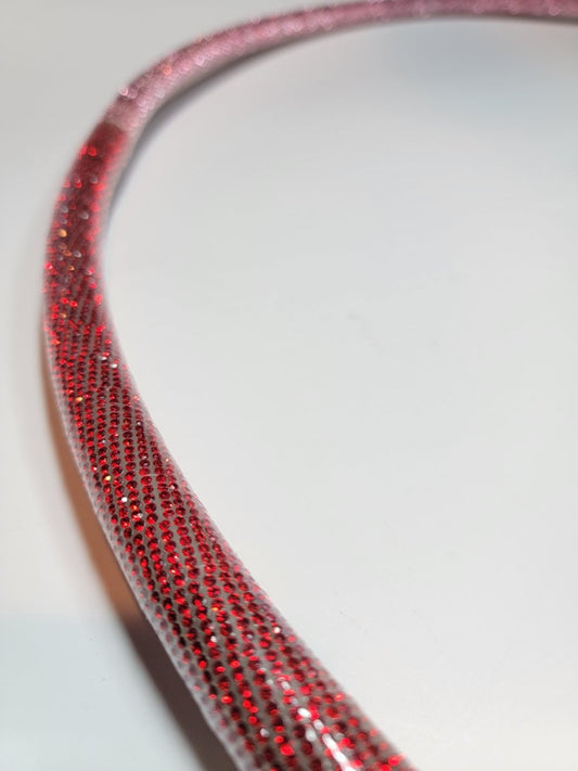 Sparkle Love Diamond Taped Hoop