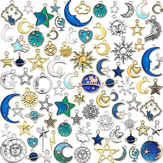 Moon Hair Charms