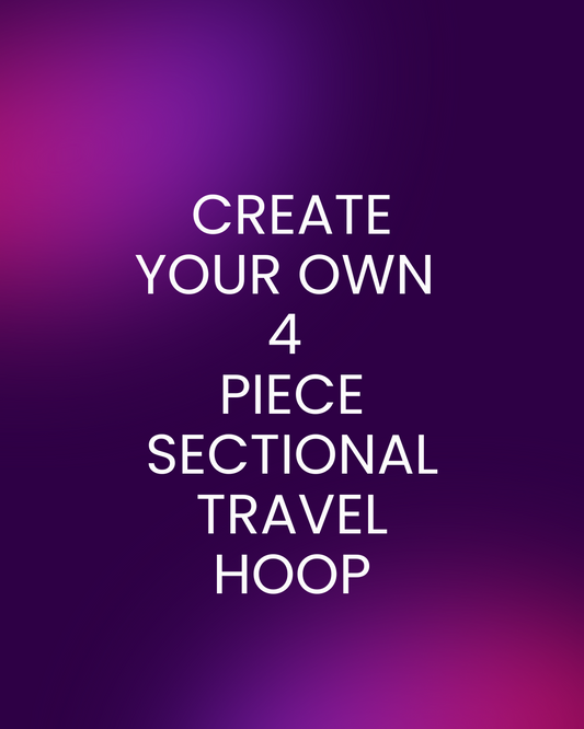 Customize Your Own 4 Piece Bare Sectional Hoop