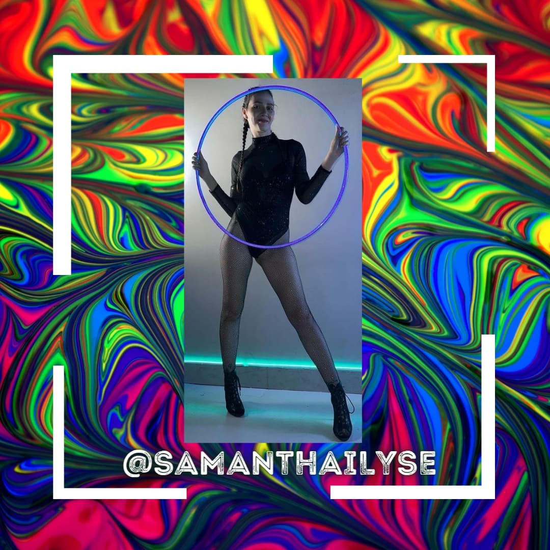 Cancer Zodiac Specialty Reflective Taped Hoop