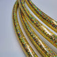 Gold Dust Glitter Taped Hoop