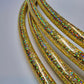 Gold Dust Glitter Taped Hoop