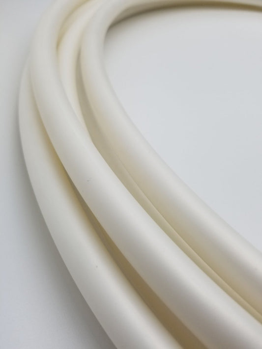 White Moonstone Polypro Bare Hoop 3/4
