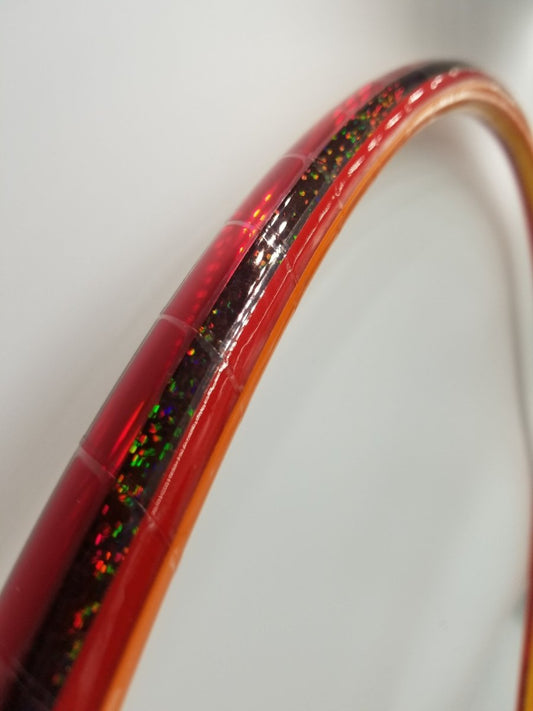 Aries Zodiac Specialty Reflective Taped Hoop- More reflective tape