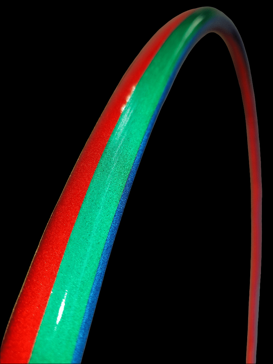 Fruit Juice Coinflip Reflective Taped Hoop