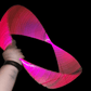 Cotton Candy Galaxy Reflective Taped Hoop