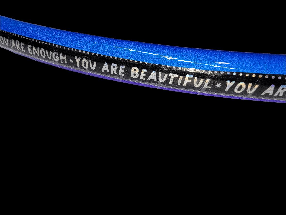 Affirmations Coinflip Specialty Reflective Taped Hoop