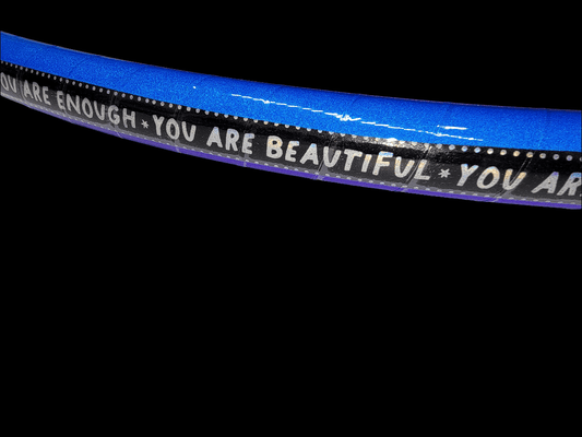 Affirmations Coinflip Specialty Reflective Taped Hoop