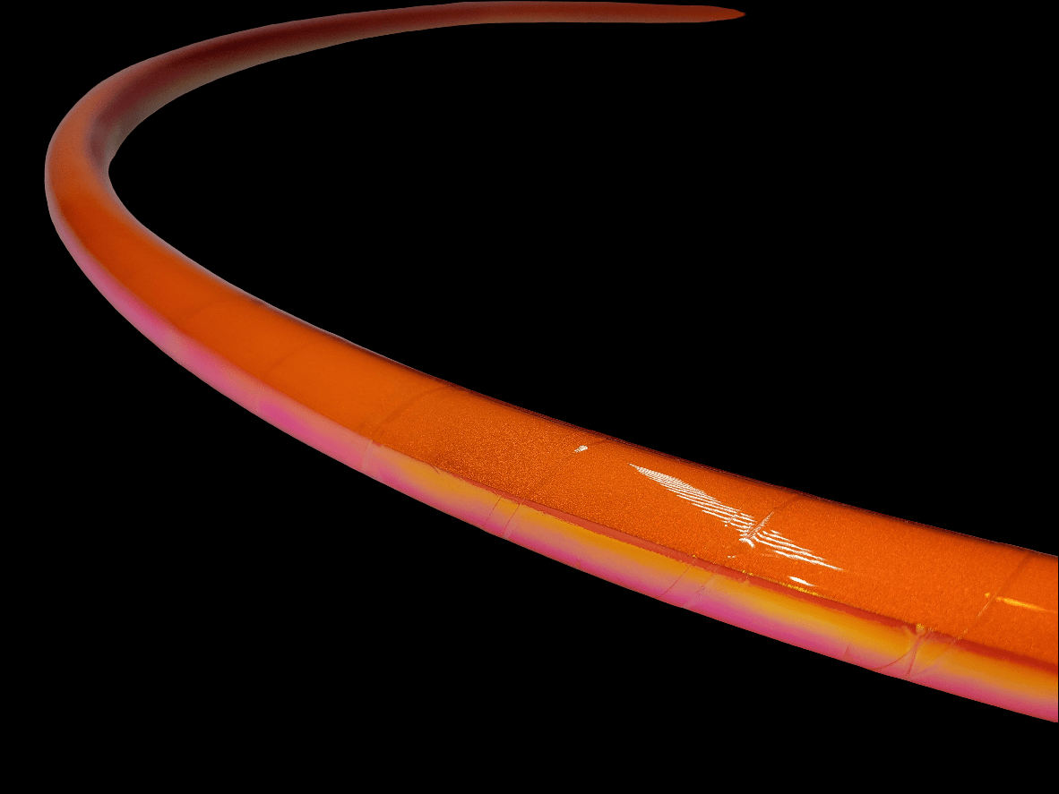 Fire & Flames Coinflip Specialty Reflective Taped Hoop