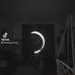 Crescent Moon Reflective Taped Hoop