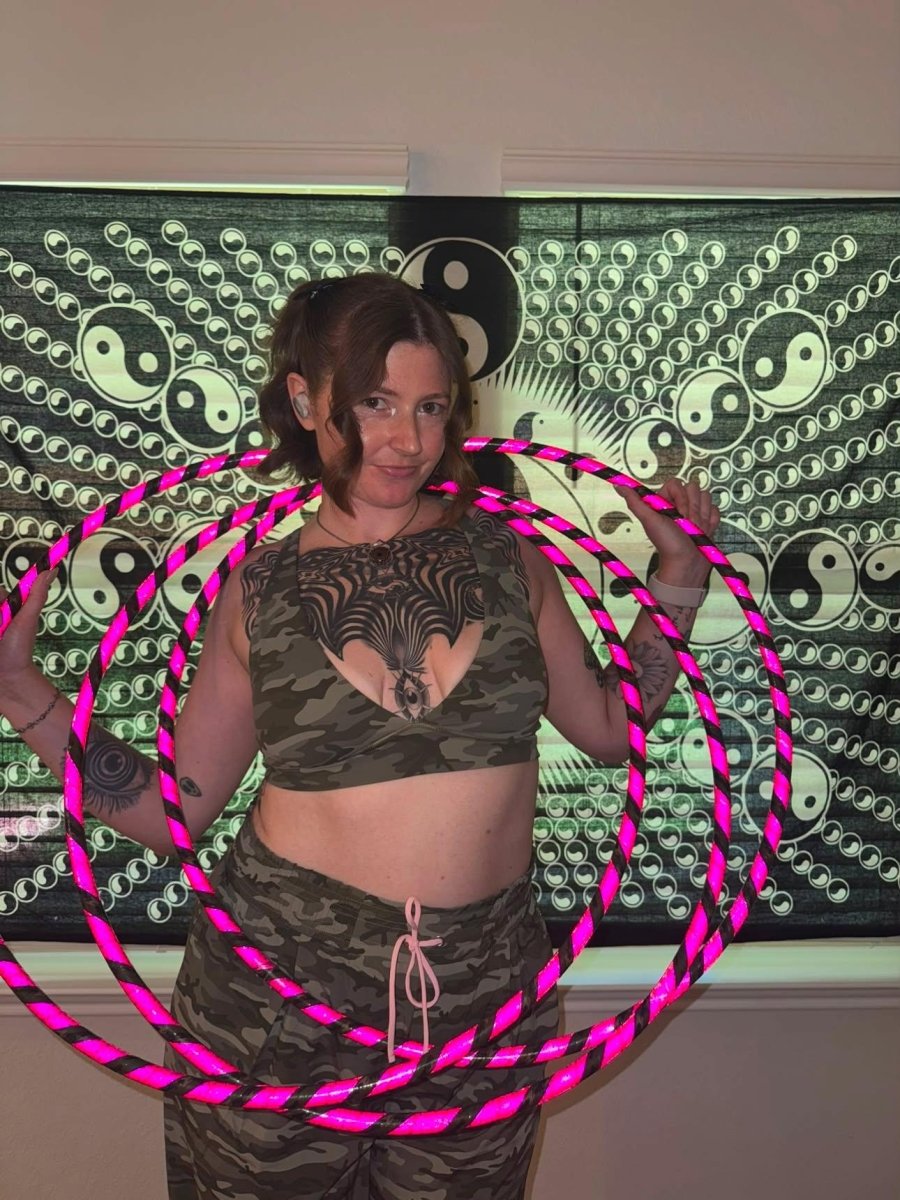 Tactical Twirl Reflective Taped Hoop