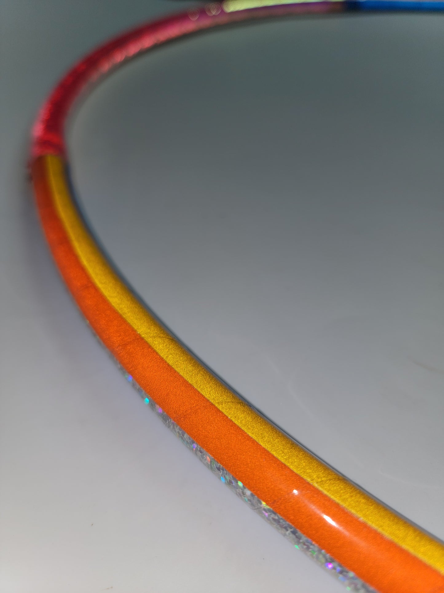 Candy Flip Coinflip Specialty Reflective Taped 4 Piece Sectional Hoop